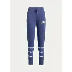 NEW! Lauren Ralph Lauren Women's XXL Tie-Dye French Terry Jogger Pant NWT $115